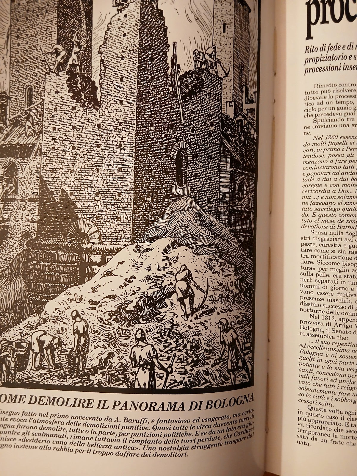 C'era Bologna rivista - 11 numeri rilegati a libro in tela. 1985 - 1988