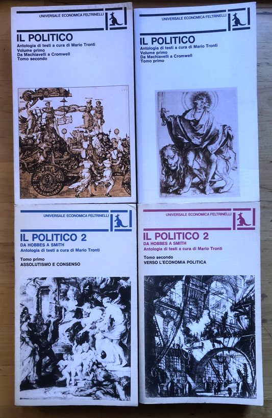 Il politico - Il politico 2. Mario Tronti, Universale economica Feltrinelli 4 v.