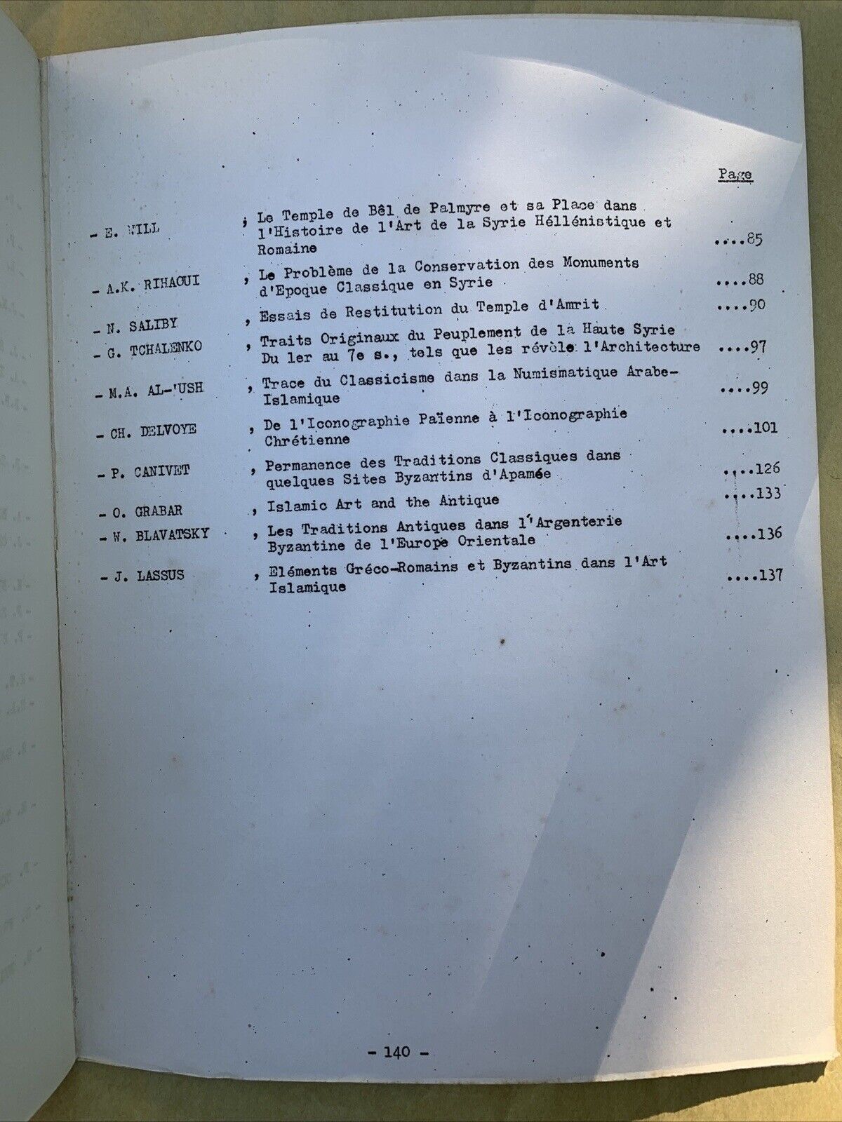 IXe CONGRES INTERNATIONAL D'ARCHEOLOGIE CLASSIQUE, 11 - 20 octobre 1969 Rapports