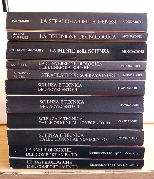 Edizioni scientifiche e tecniche Mondadori EST biblioteca - 11 volumi
