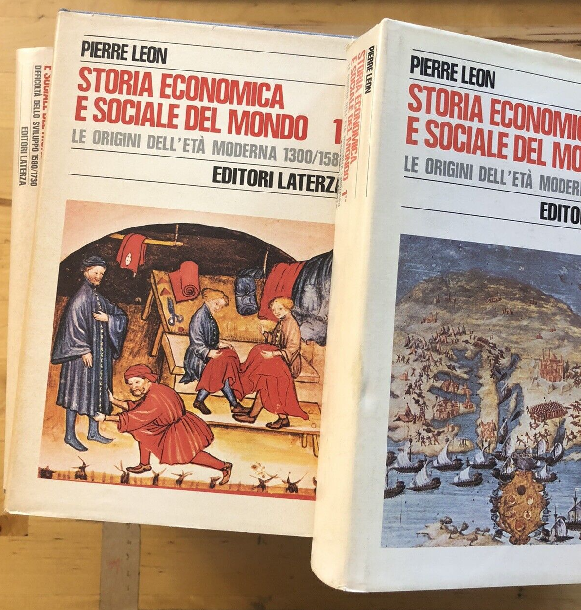 Storia economica e sociale del mondo Pierre Leon, editori Laterza 1981