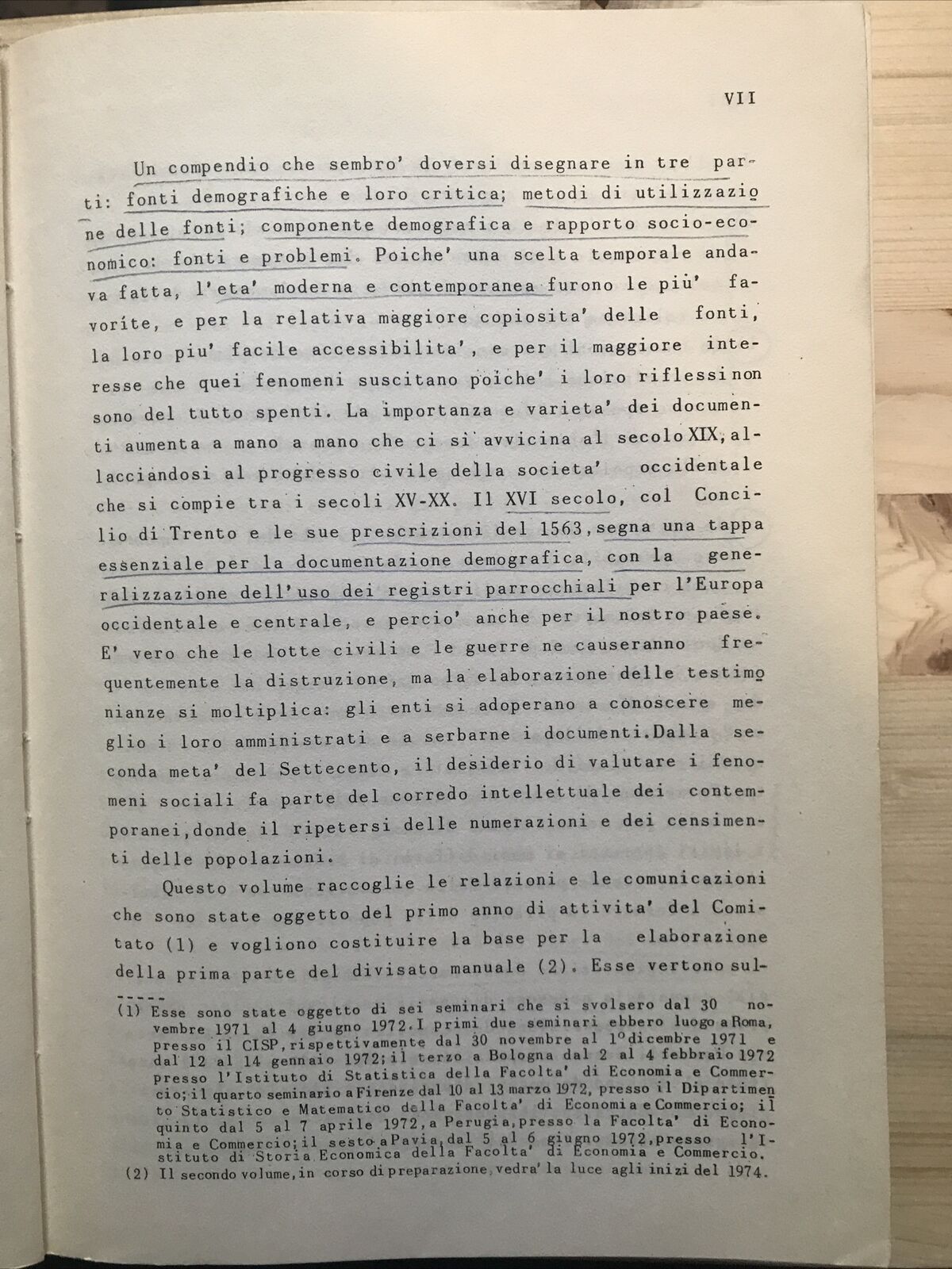 LE FONTI DELLA DEMOGRAFIA STORICA IN ITALIA - Comitato Italiano demografia stori