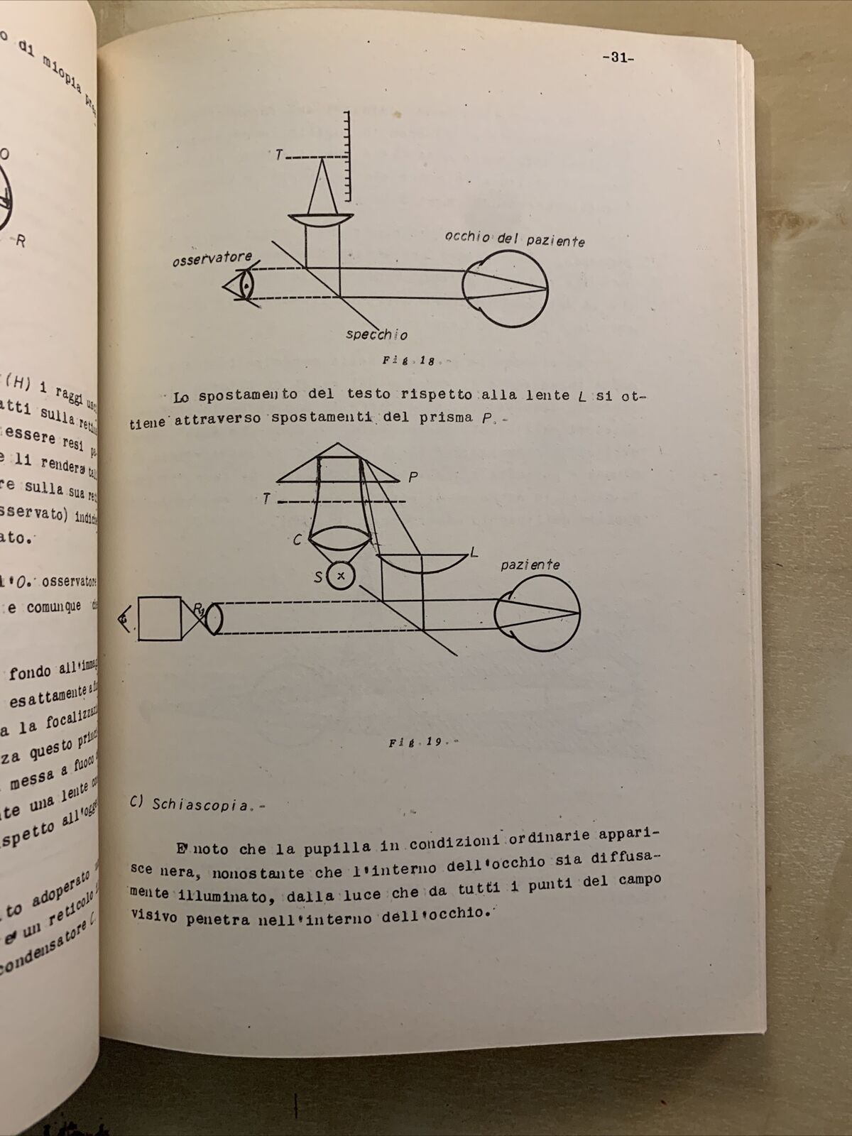 MANUALE DI OTTICA FISIOLOGICA per oculisti e ottici - Mario Maione, 2 voll. 1957