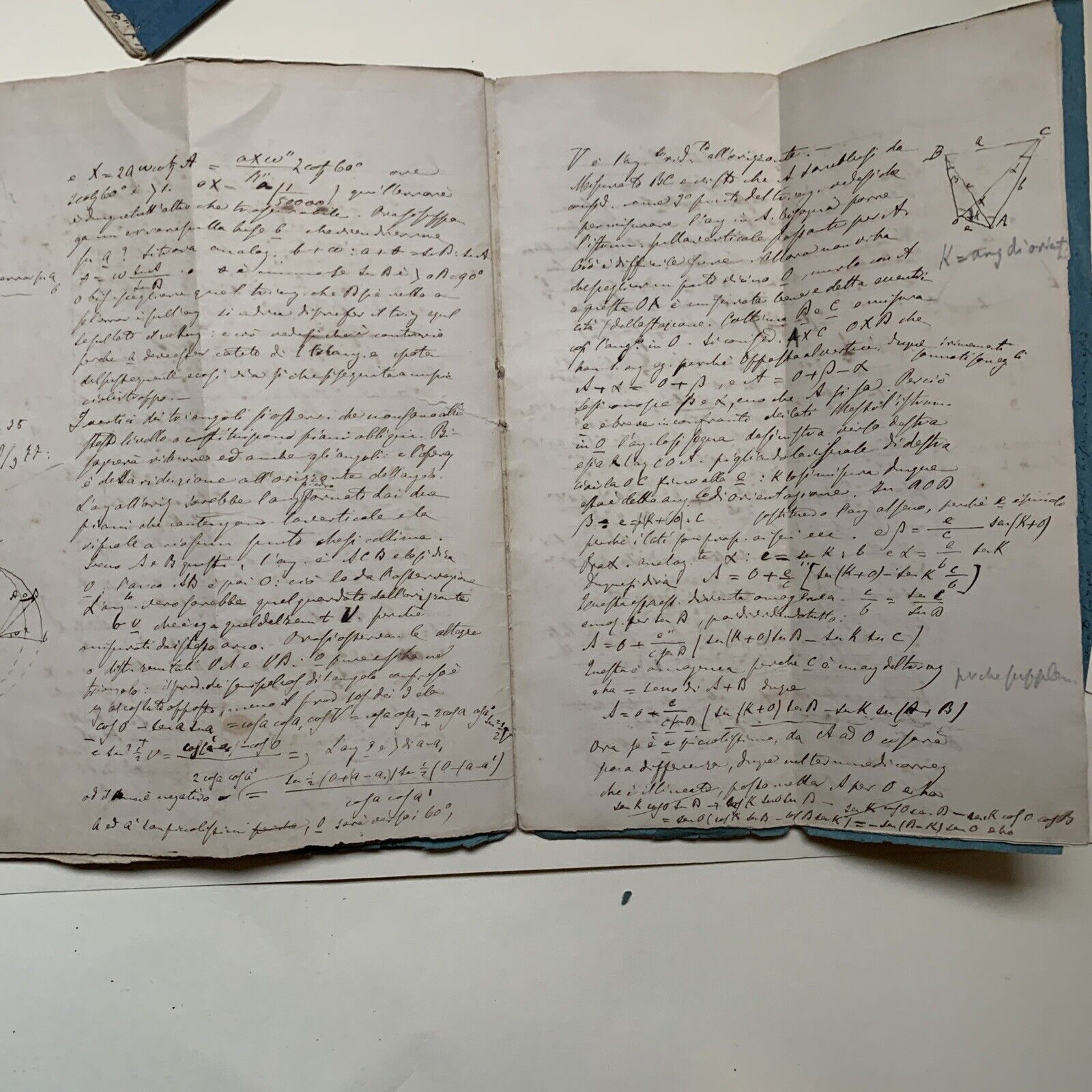 GOBBI BELCREDI Università Pavia 1876, Appunti di suo studente GEODESIA TEORETICA