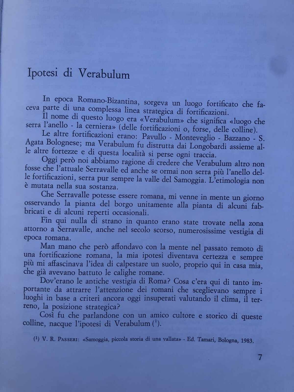 Il castello di Serravalle, Domenico Cavazzoni Pederzini. Tamari editori 1988