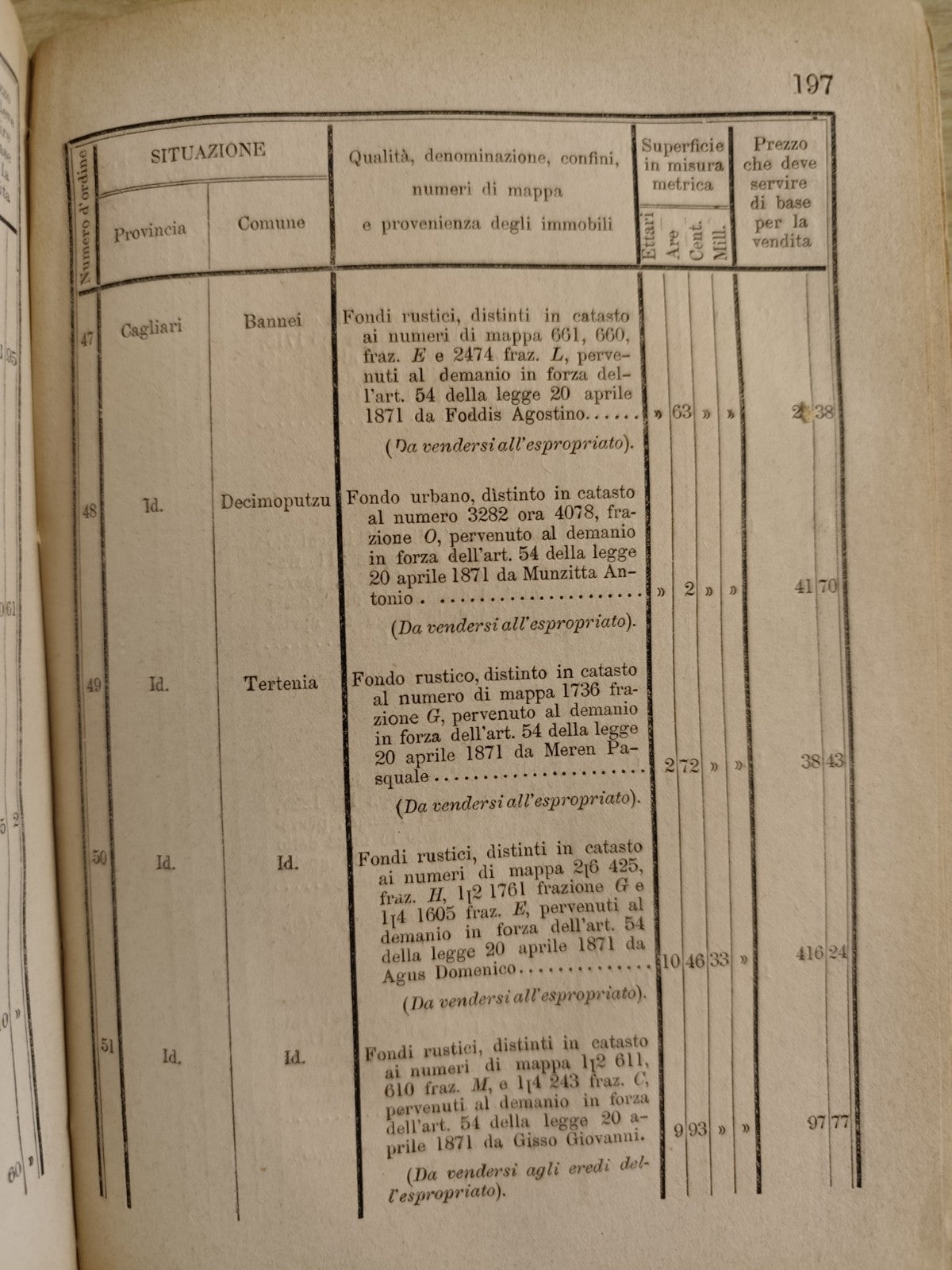 Leggi e decreti del Regno d'Italia 1881 volume 62o tipografia regia