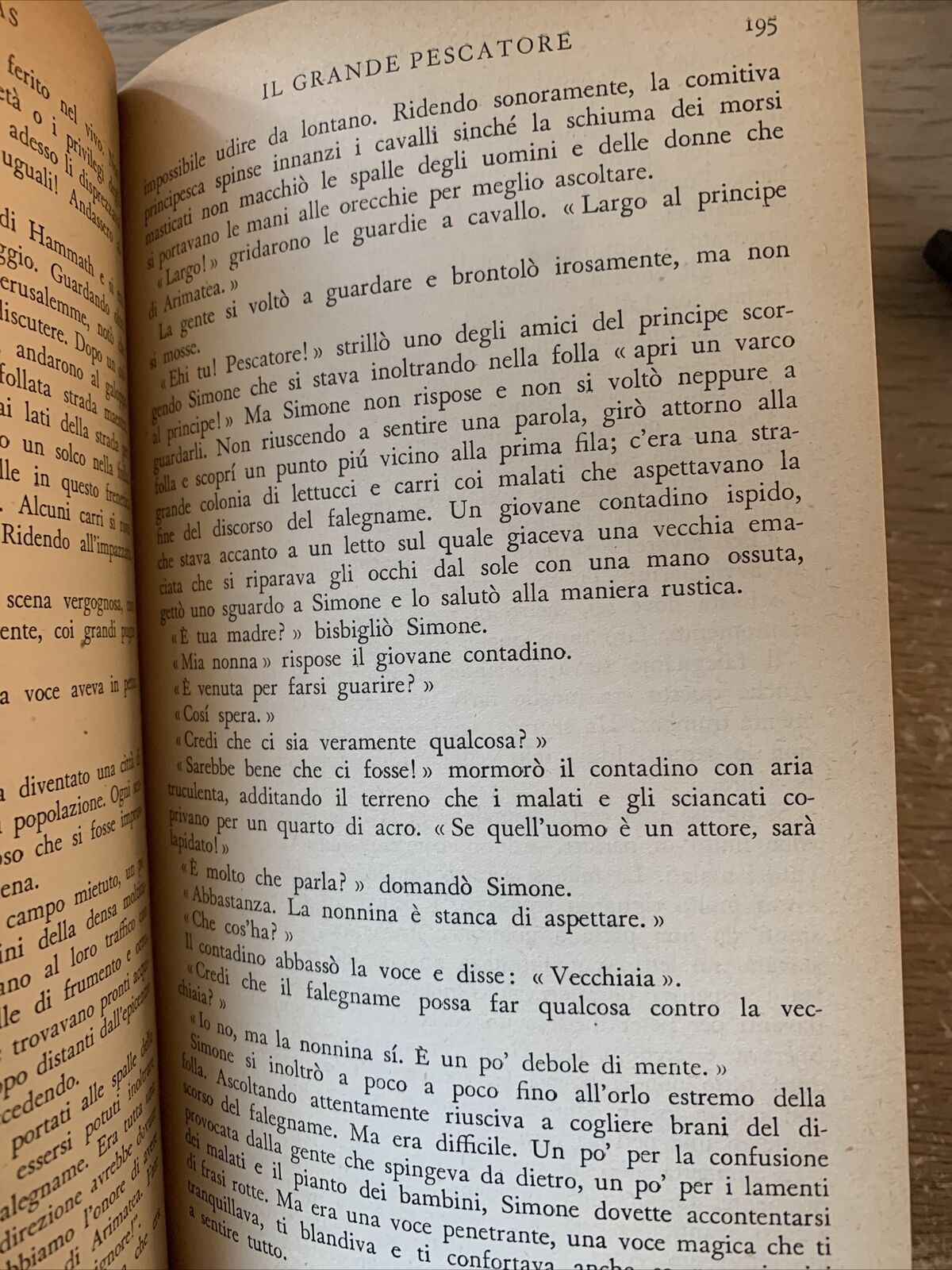 IL GRANDE PESCATORE - LLOYD C. DOUGLAS. MONDADORI 1951 PRIMA EDIZIONE