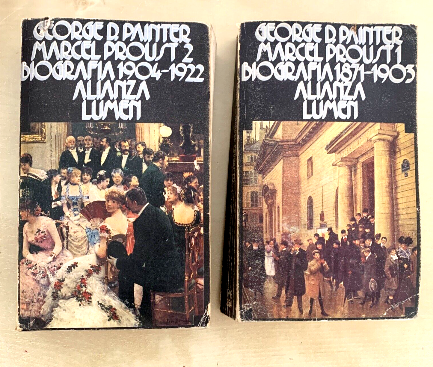 GEORGE D. PAINTER MARCEL PROUST BIOGRAFIA Alianza Lumen. Volume 1 e 2 #