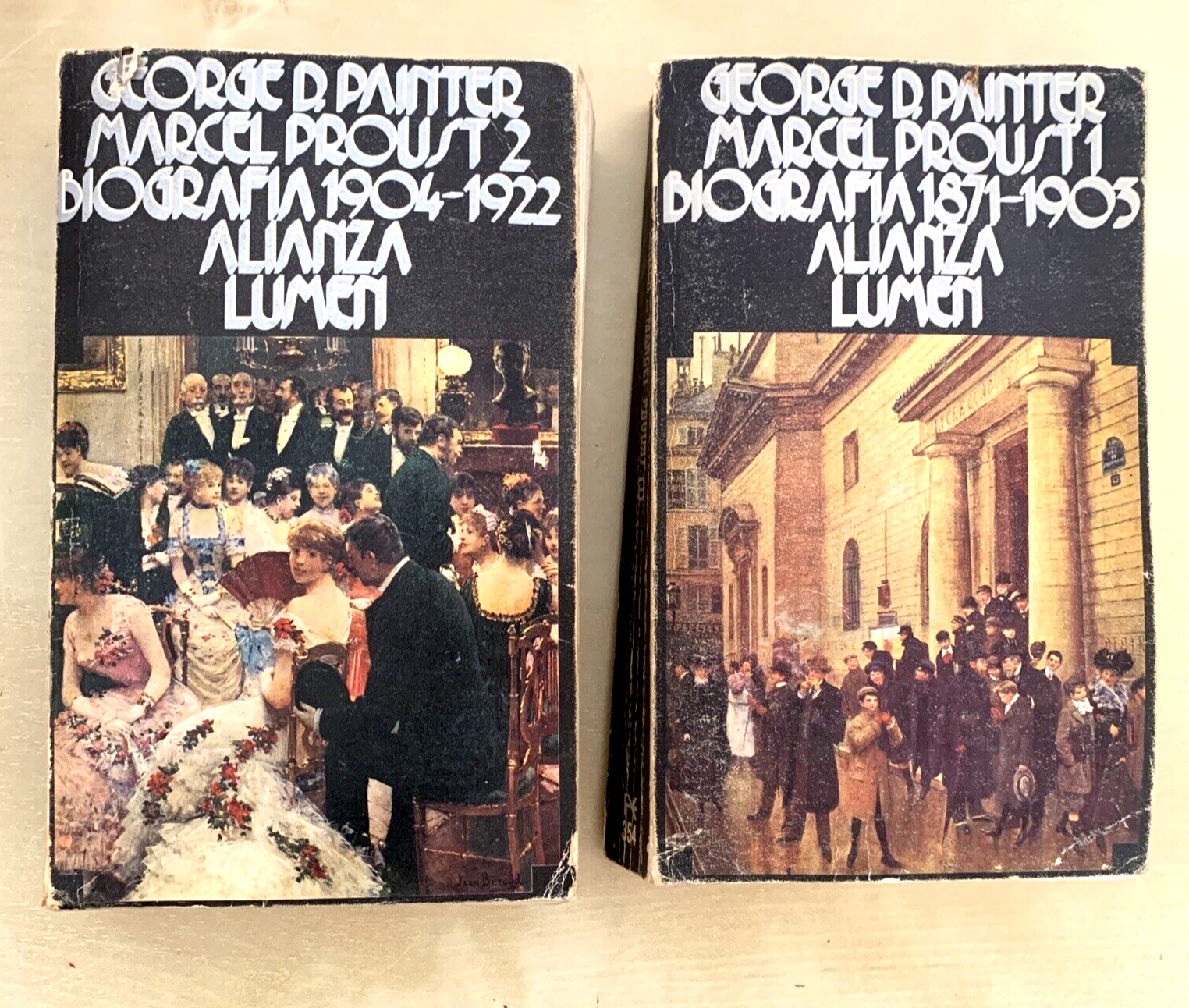 GEORGE D. PAINTER MARCEL PROUST BIOGRAFIA Alianza Lumen. Volume 1 e 2 #