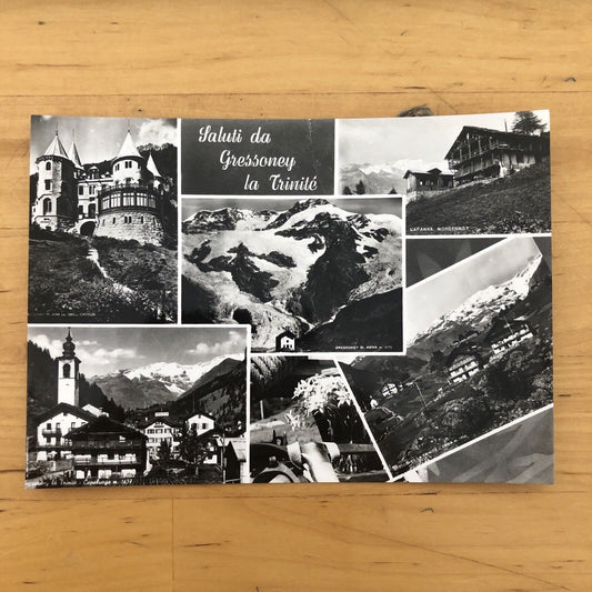 Cartolina GRESSONEY LA TRINITE non  viaggiata