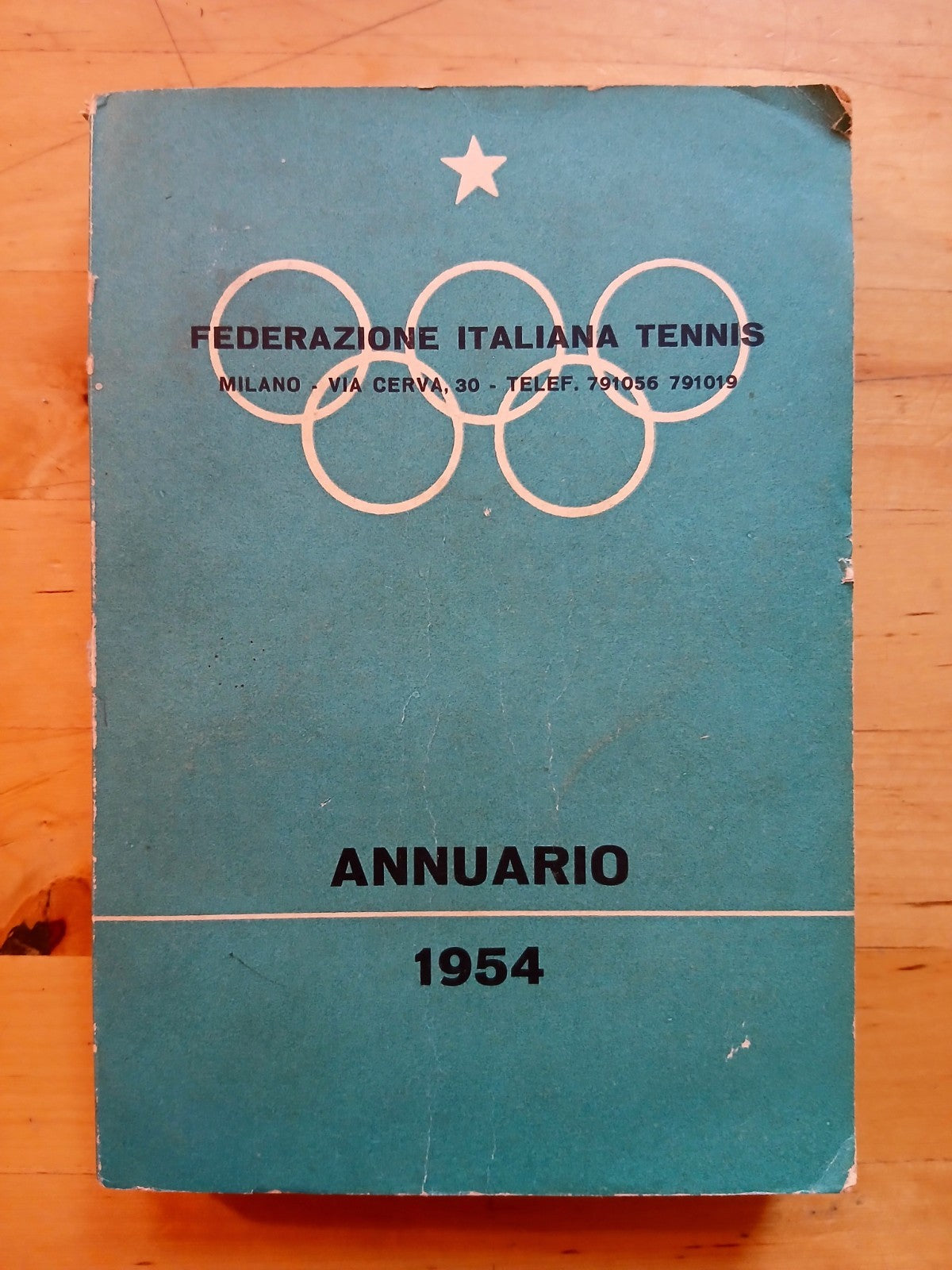 Federazione Italiana tennis annuario 1954