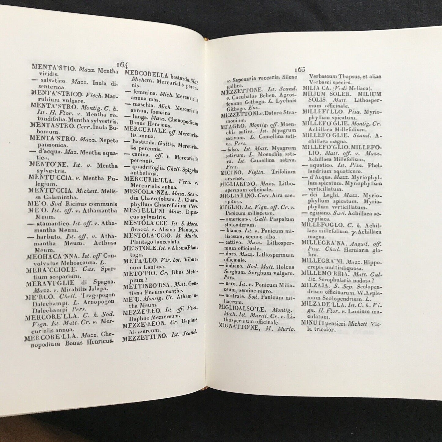 DIZIONARIO BOTANICO ITALIANO, Arnaldo Forni Editore, Ottaviano Targioni Tozzetti