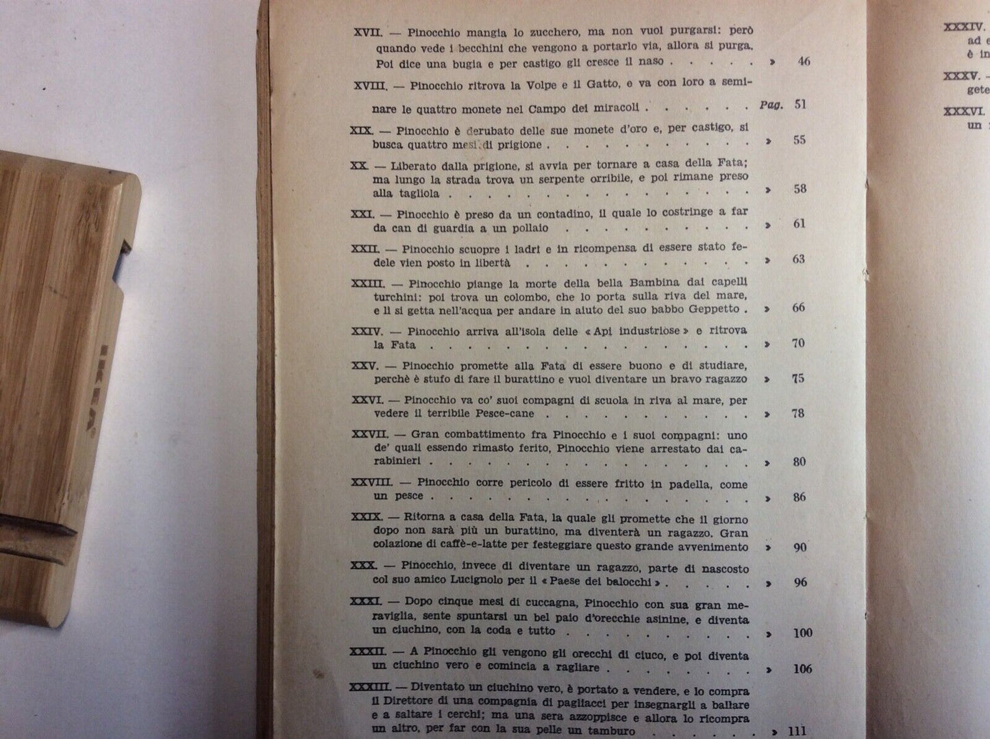 LE AVVENTURE DI PINOCCHIO - CASA EDITRICE CARROCCIO, 1941