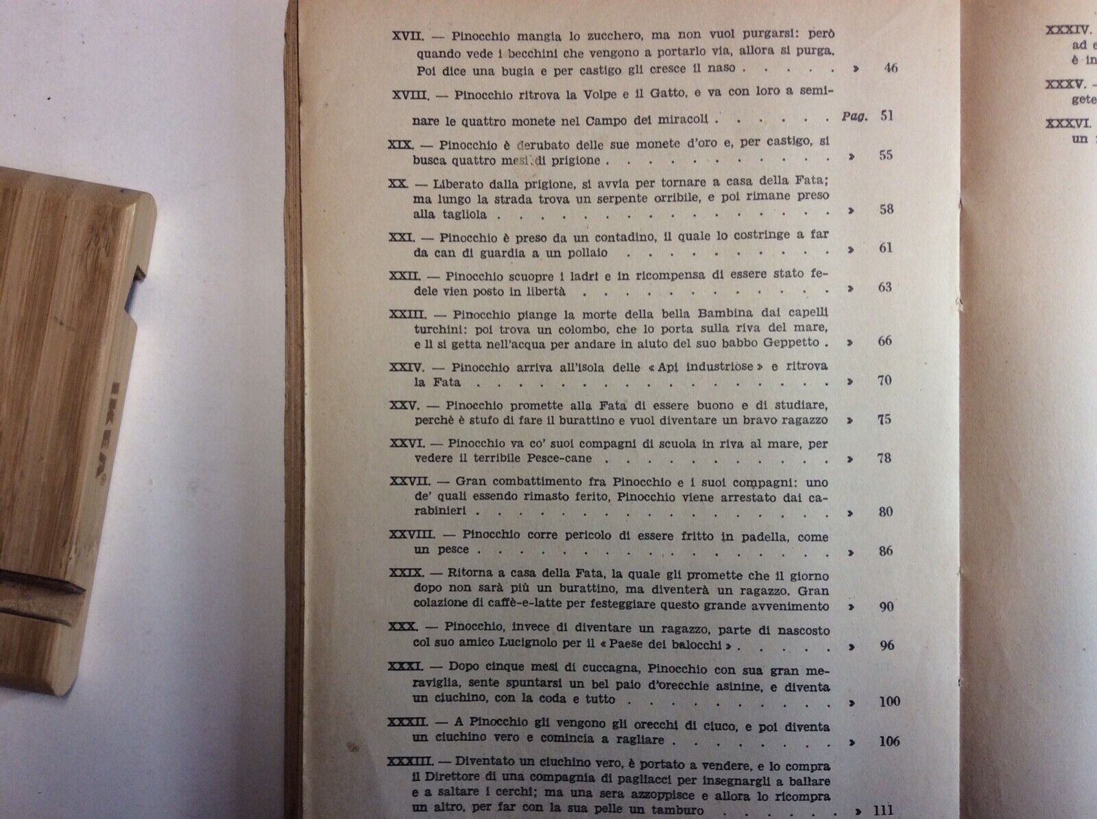 LE AVVENTURE DI PINOCCHIO - CASA EDITRICE CARROCCIO, 1941