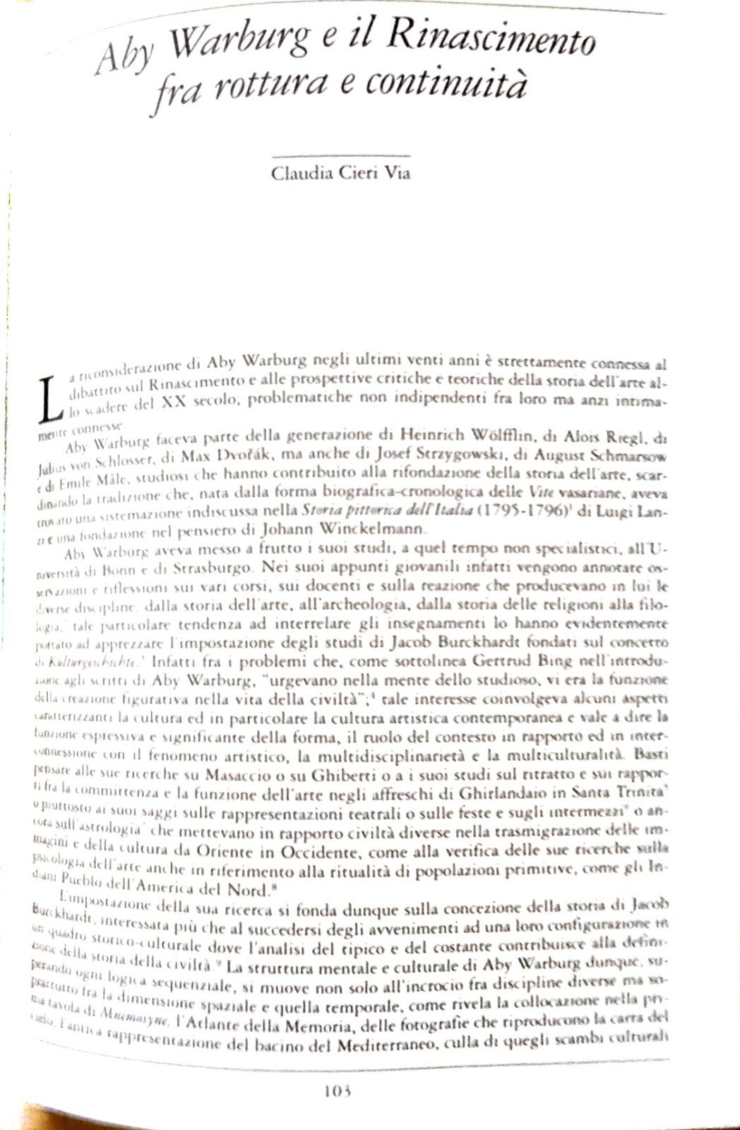Schifanoia, Studi Rinascimentali Ferrara 22/23 - 2002 G. Venturi