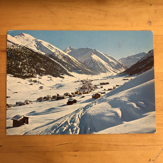 CARTOLINA - LIVIGNO, FRAZIONE DI SAN ROCCO, VIAGGIATA
