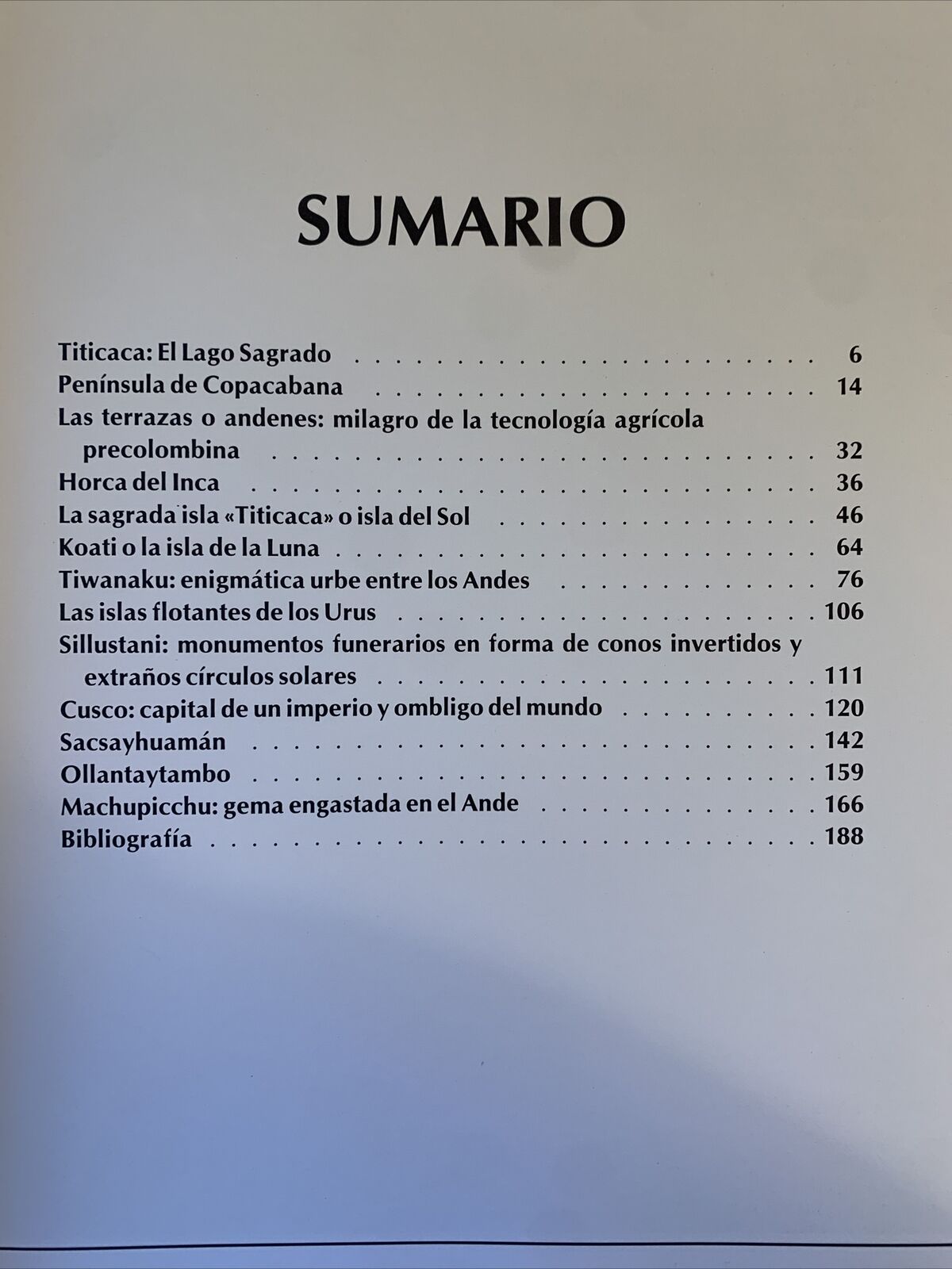 EL IMPERIO DEL SOL. Titicaca Tiwanaku Cusco Machupicchu. Editorial Hispania 1987