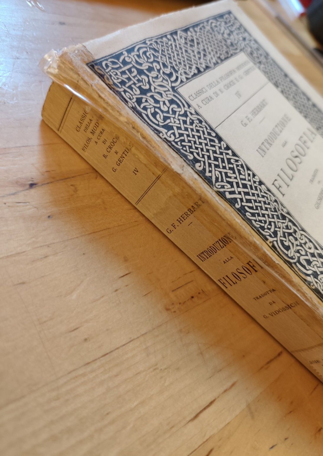 Introduzione alla Filosofia G. F. Herbart - Laterza 1927