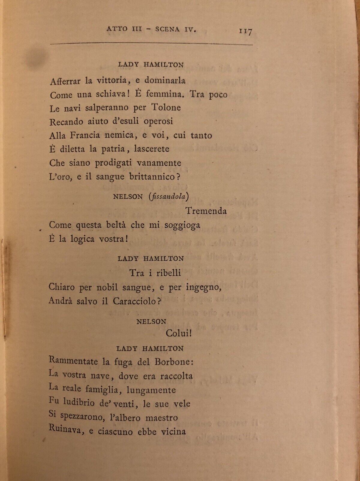 Teatro in versi - i Napoletani del 1799, poema drammatico in sei atti. P. Cossa