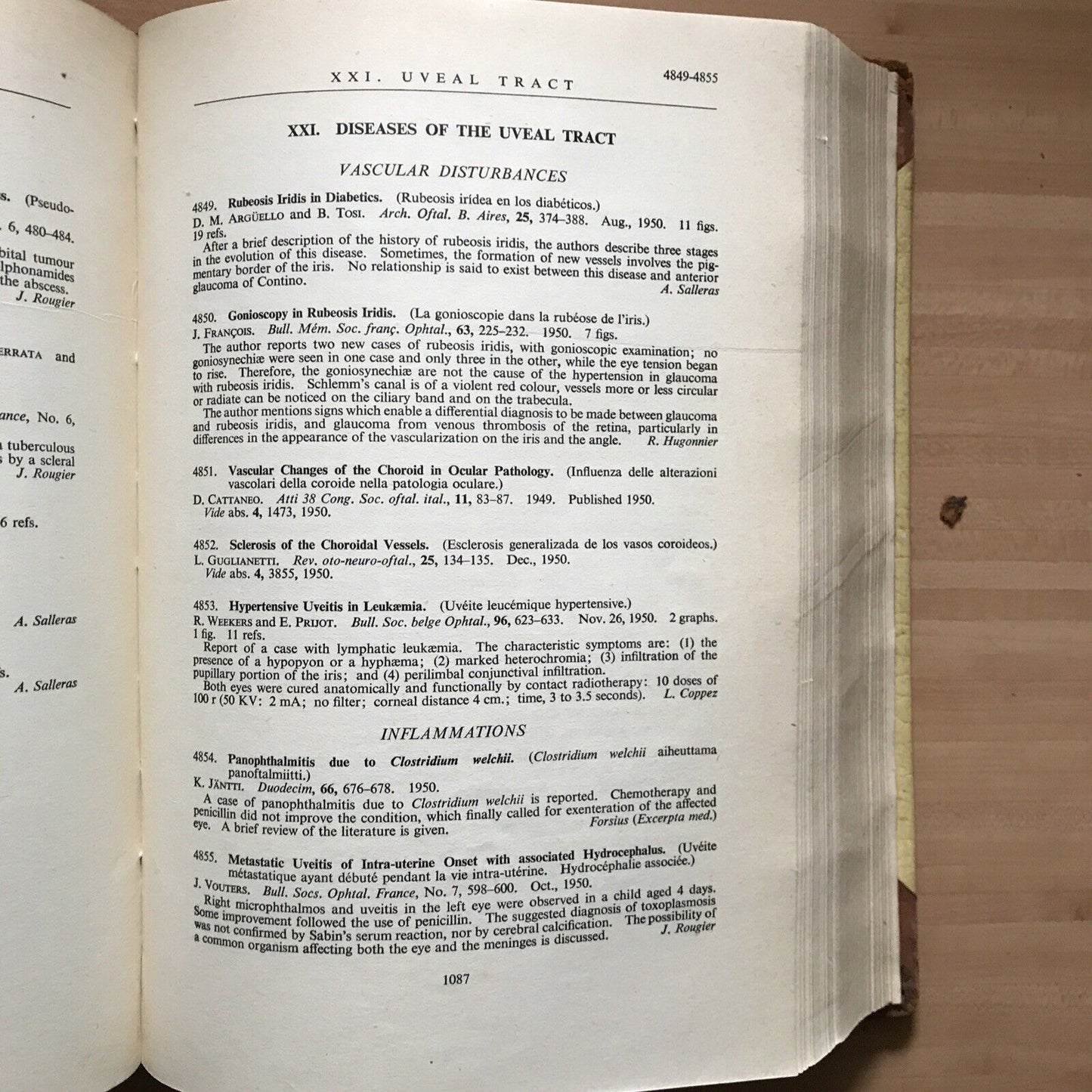 OPHTHALMIC LITERATURE - OFTALMOLOGIA 1950 Stewart Duke Elder voll.  4 pt.5-6-7