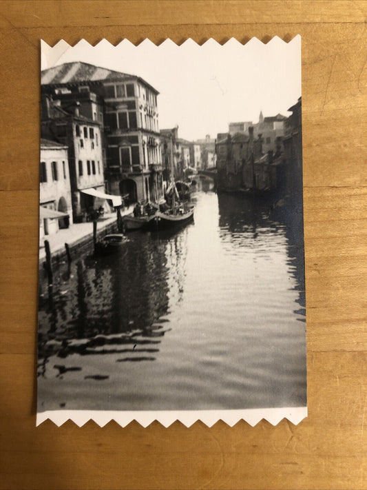 Fotografia VENEZIA originale 1958, 6x9cm, canale