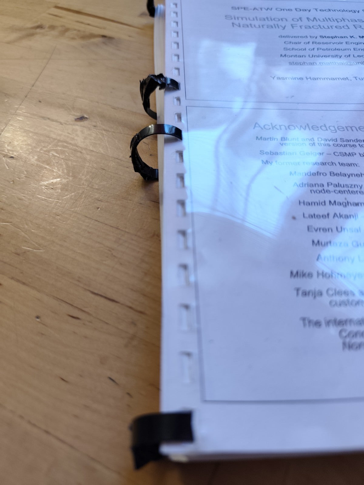 Simulation of Multiphase flow Naturally Fractured Reservoirs, Stephan K. Matthai