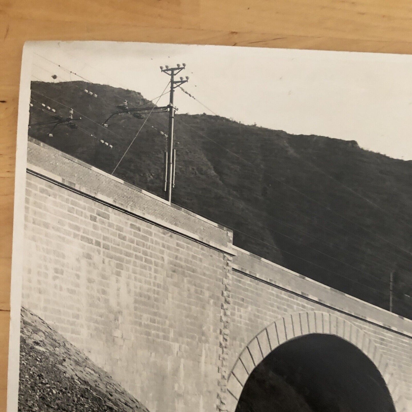 FERROVIE - BISENZIO ROCCA CERBAIA, fotografia originale anni '20 circa