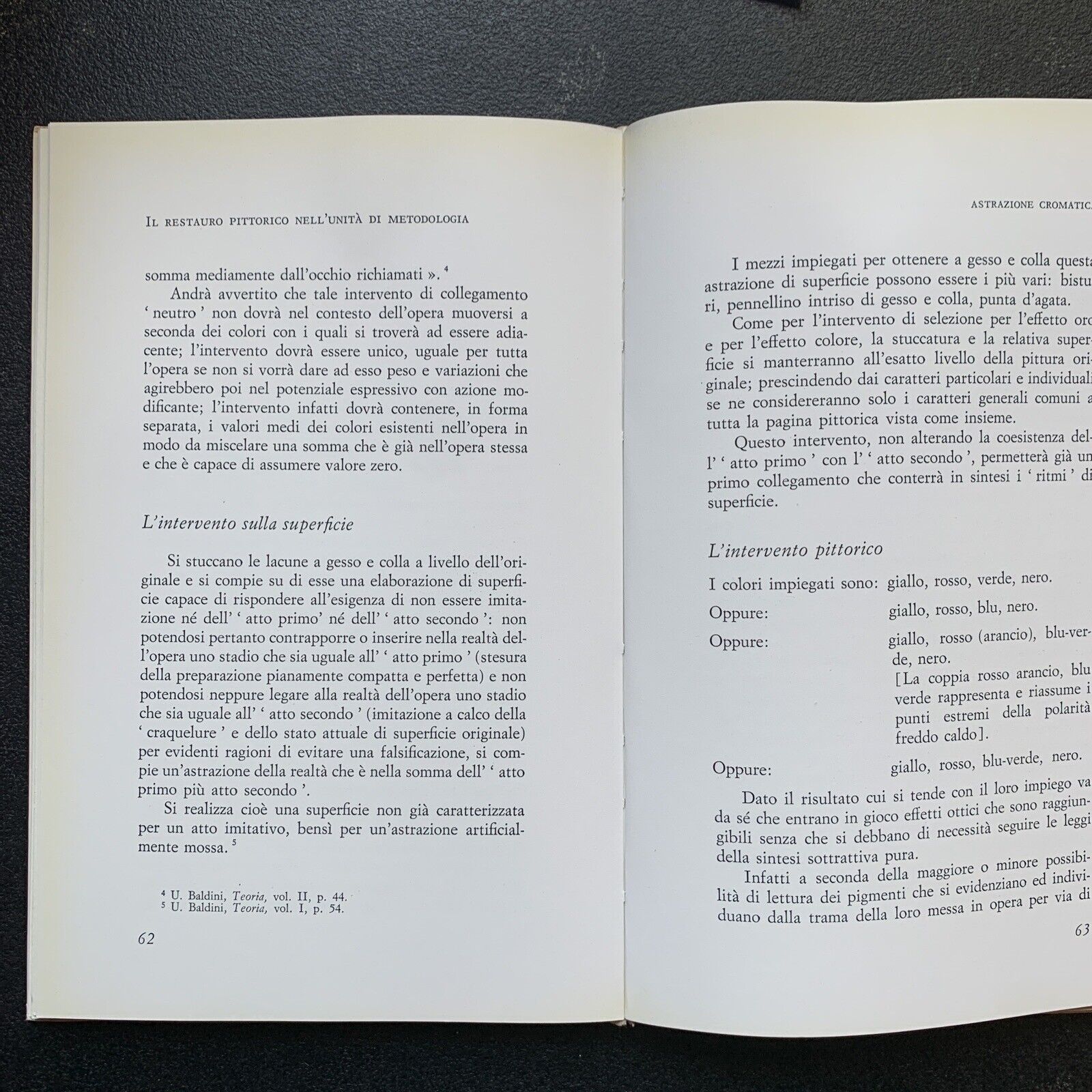 Il Restauro Pittorico nell'unità di metodologia - Ornella Casazza 1981 #