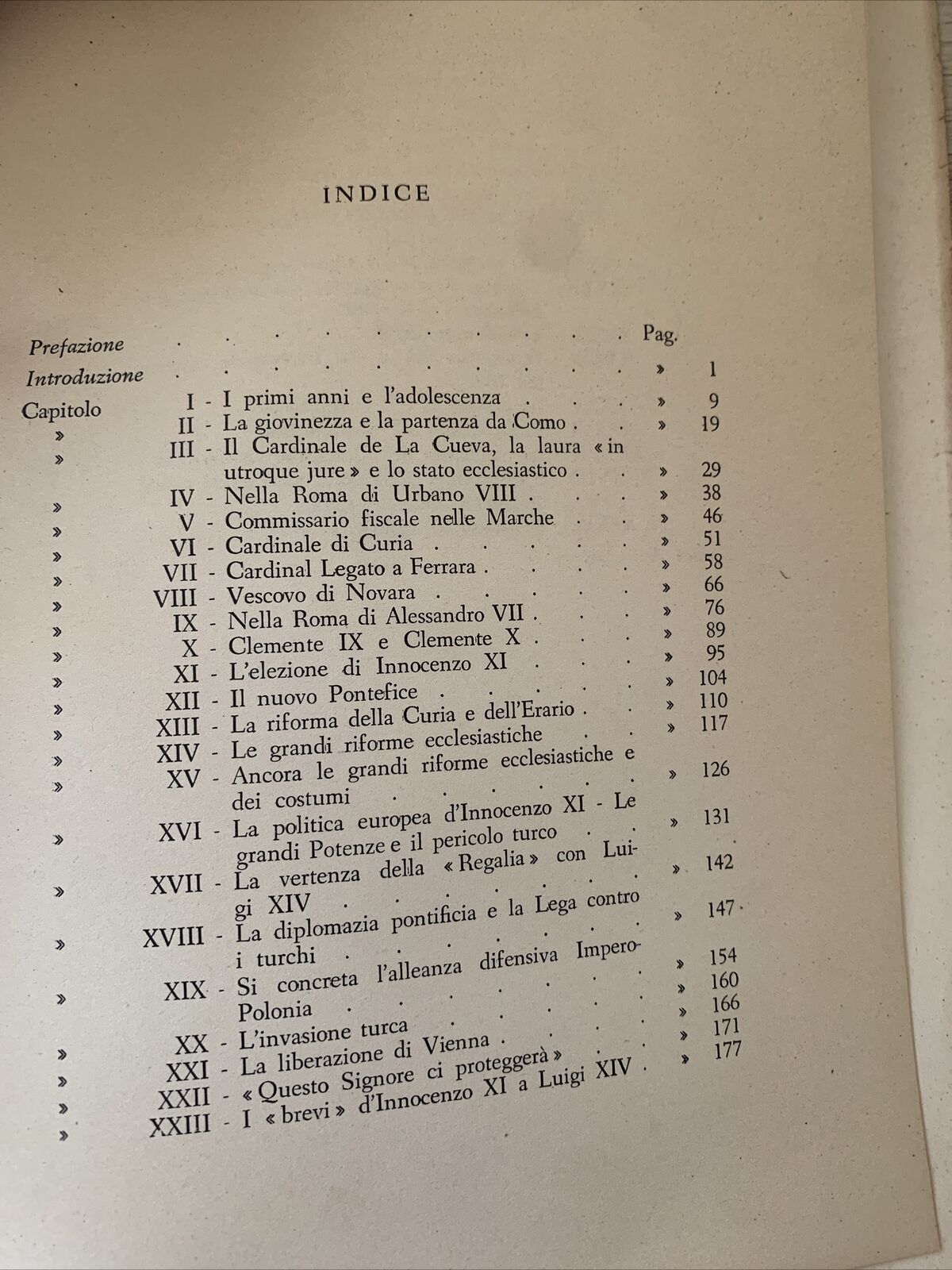 IL BEATO INNOCENZO XI - GIORGIO PAPÀSOGLI, 1956 centro innocenziano di studi