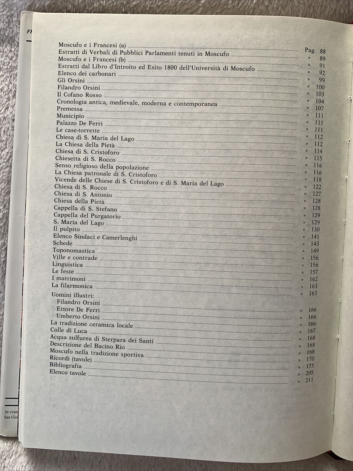MOSCUFO borgo Carolingio. D'Incecco editore 1991