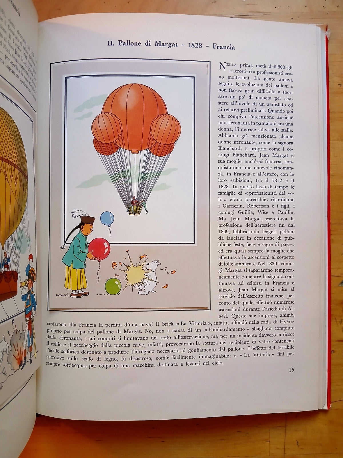 Palloni e dirigibili dalle origini ai giorni nostri - Hergé - Gandus ed. 1967