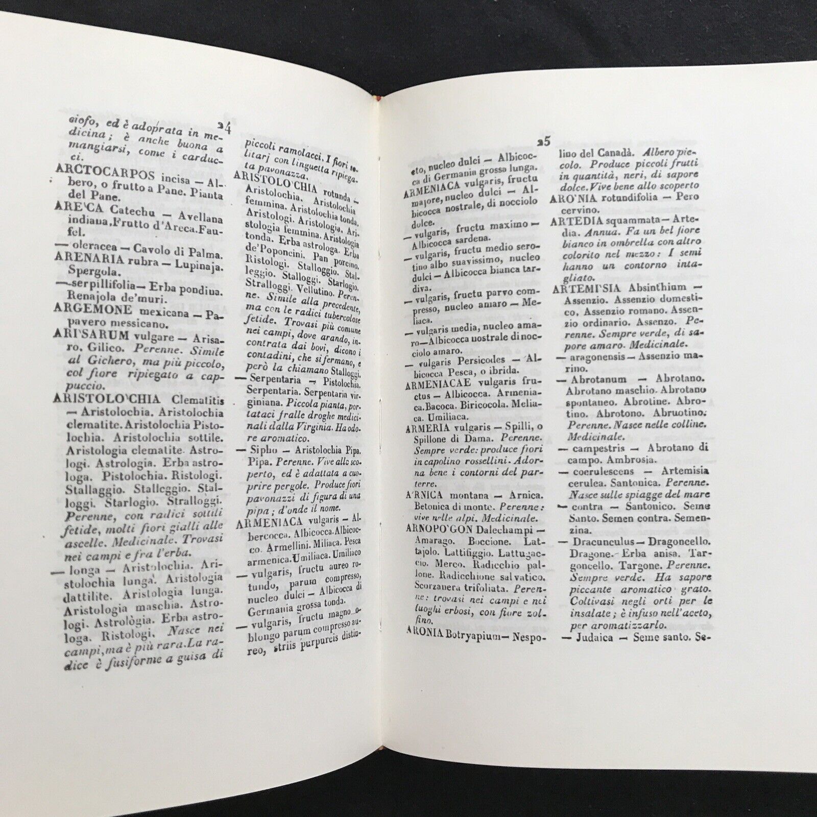 DIZIONARIO BOTANICO ITALIANO, Arnaldo Forni Editore, Ottaviano Targioni Tozzetti