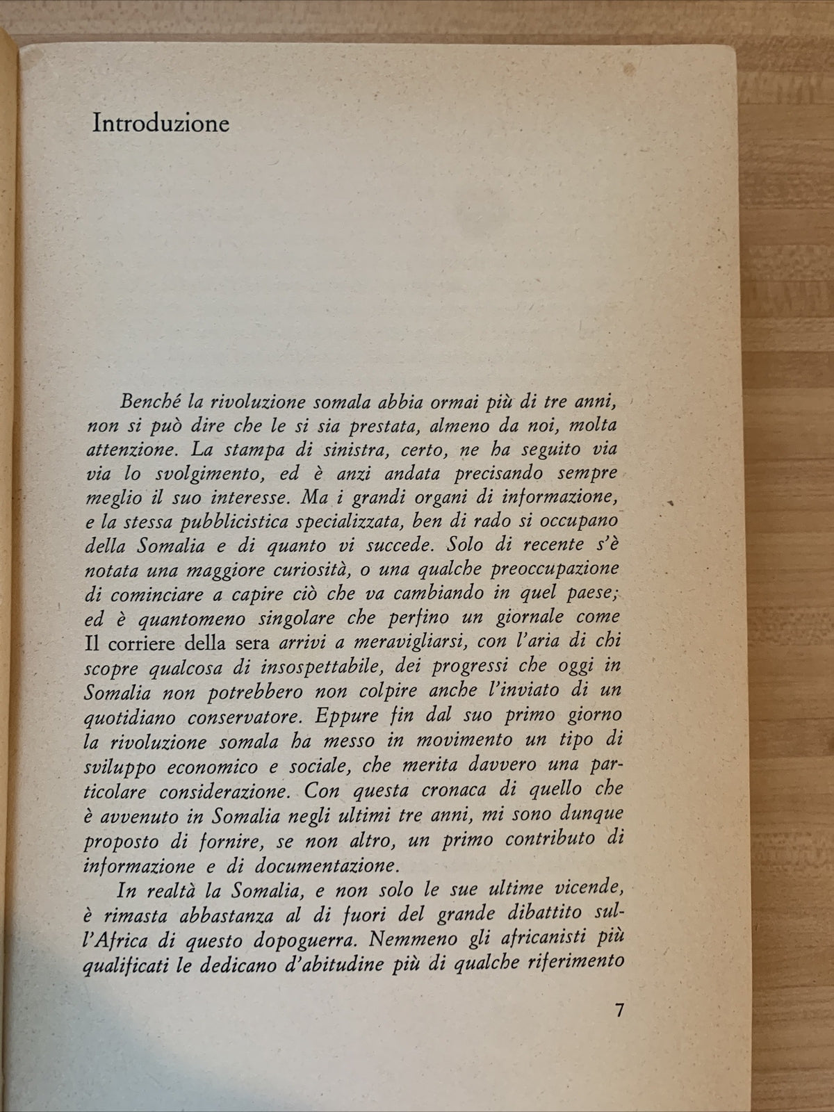 Somalia cronaca della Rivoluzione. 21 ottobre 1969 Luigi Pestalozza. Dedalo 1973