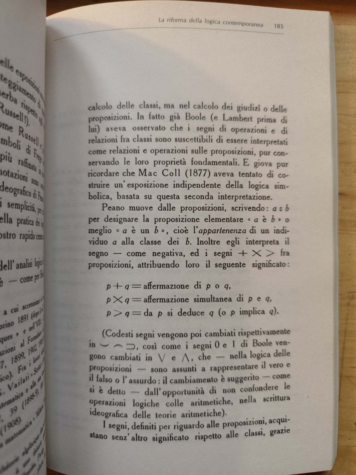 Per la storia della logica, Federigo Enriques - Zanichelli 1987