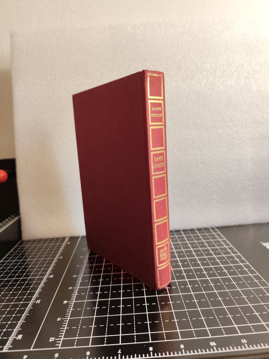 Saper leggere - Giuseppe Prezzolini - Garzanti - Prima edizione maggio 1956
