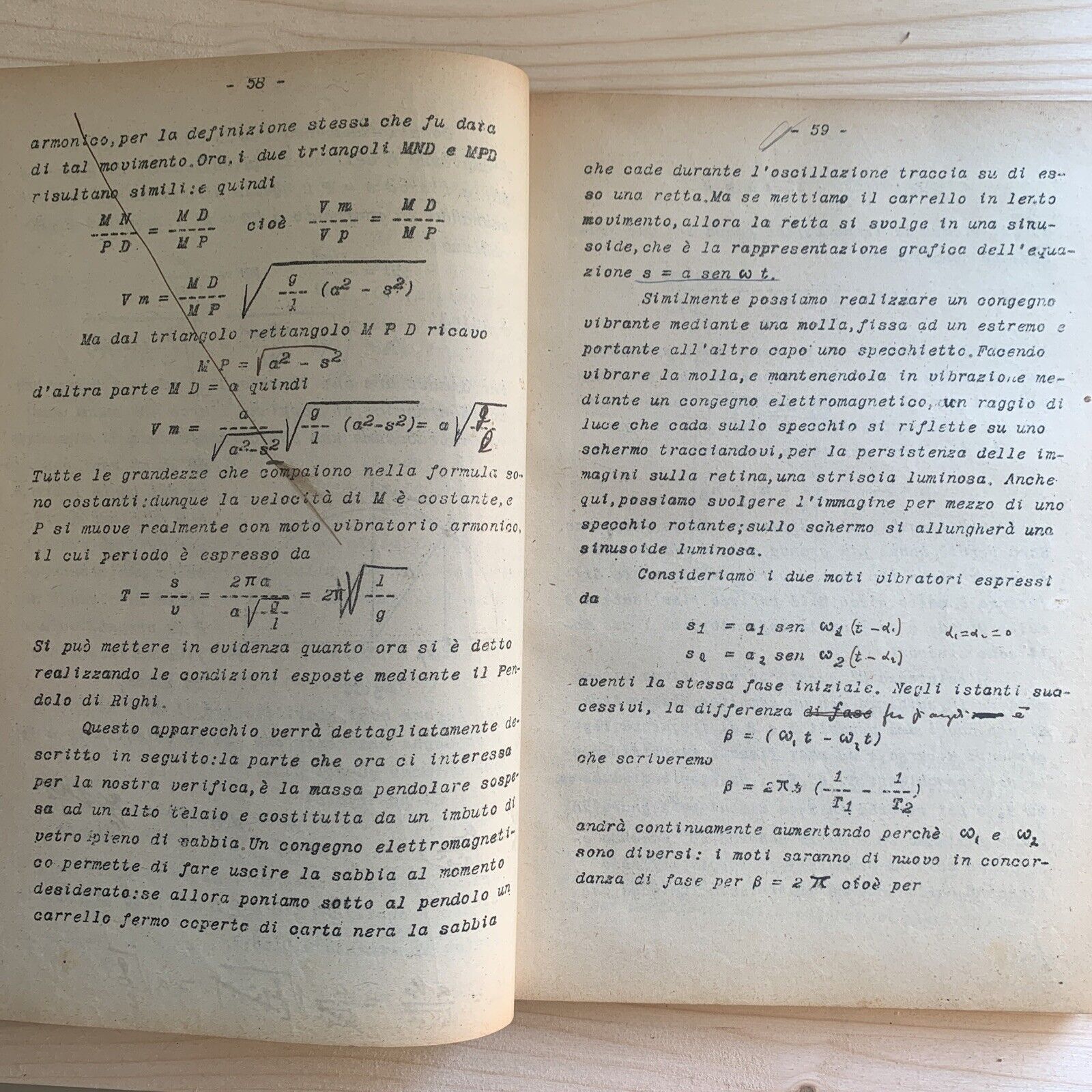QUIRINO MAJORANA appunti delle sue lezioni, Università 1926 FISICA SPERIMENTALE