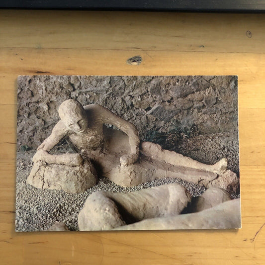 Cartolina POMPEI SCAVI, CALCO DI FIGURA UMANA
