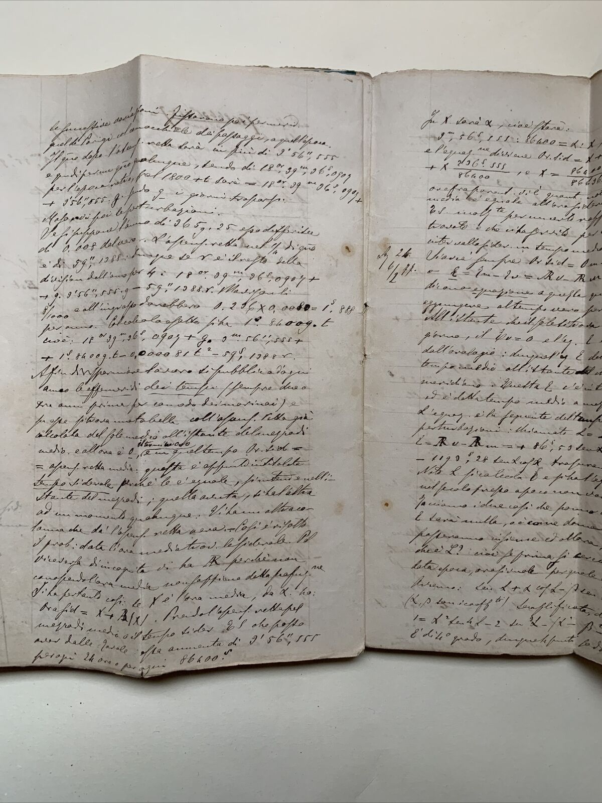 GOBBI BELCREDI Università Pavia 1876, Appunti di suo studente GEODESIA TEORETICA