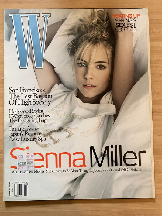 W MAGAZINE JANUARY 2007 - SIENNA MILLER