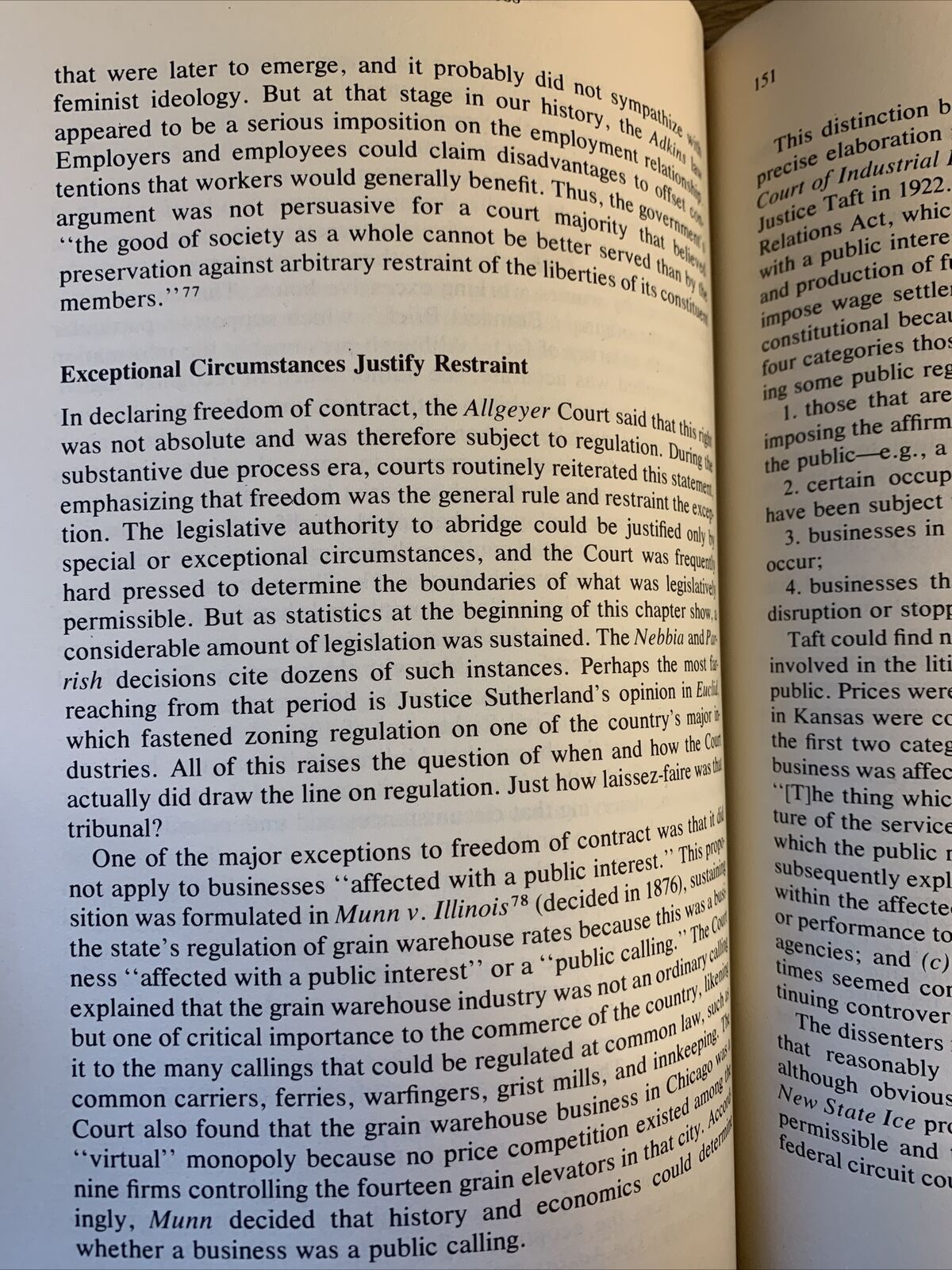 ECONOMIC LIBERTIES AND THE CONSTITUTION. BERNARD H. SIEGAN. Chicago univ. Press