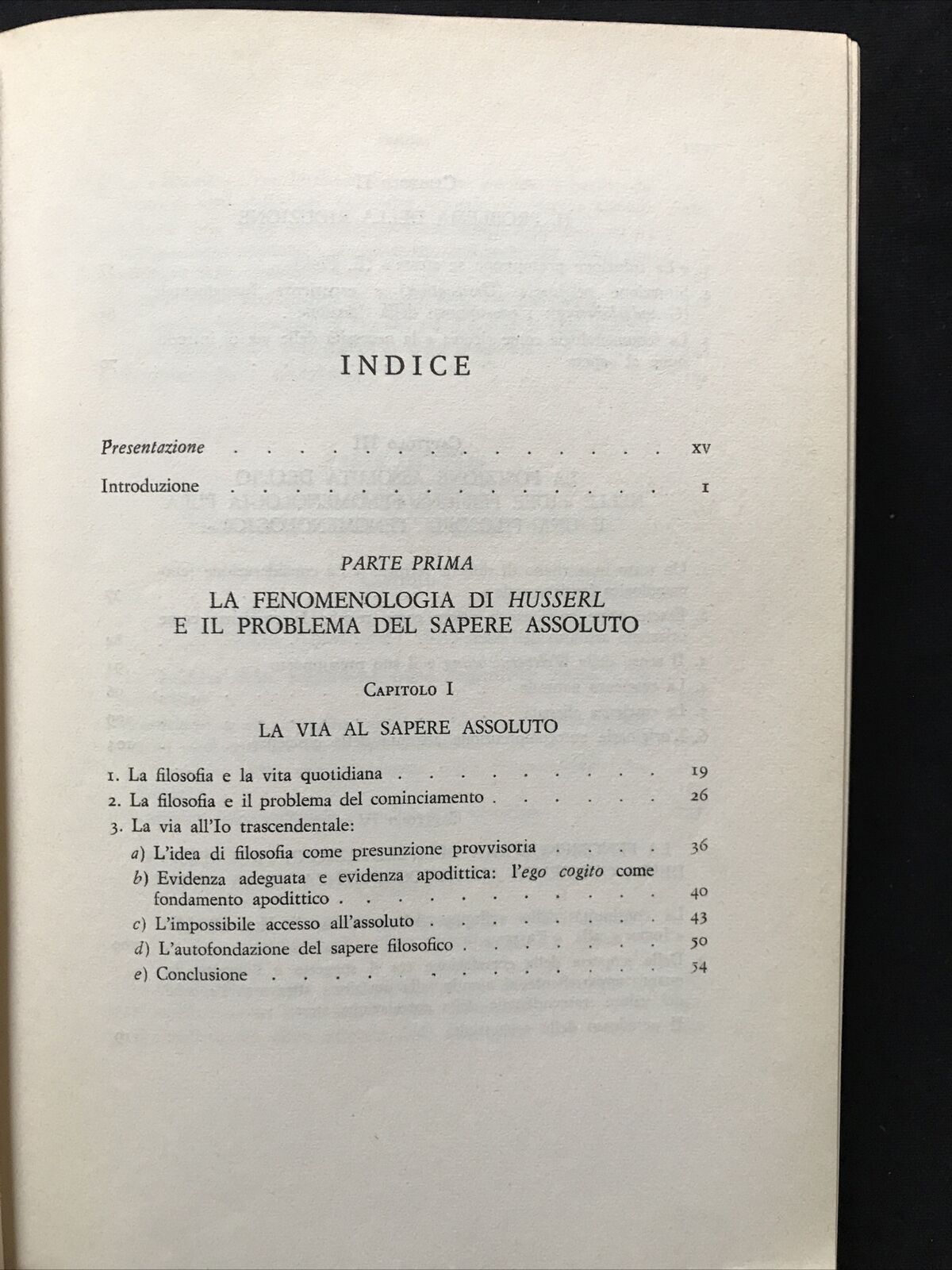 VERITÀ E SOGGETTIVITÀ - Mario Ruggenini, Fiorini editore 1974  **RARO** #