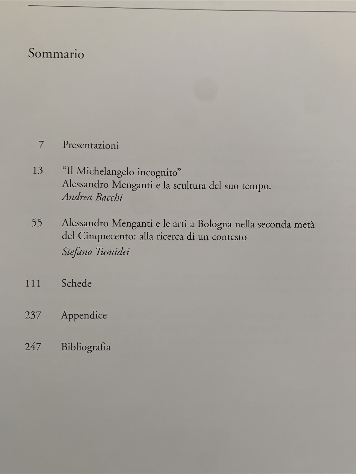 Il Michelangelo incognito. Alessandro Menganti e la scultura a Bologna nell'età#