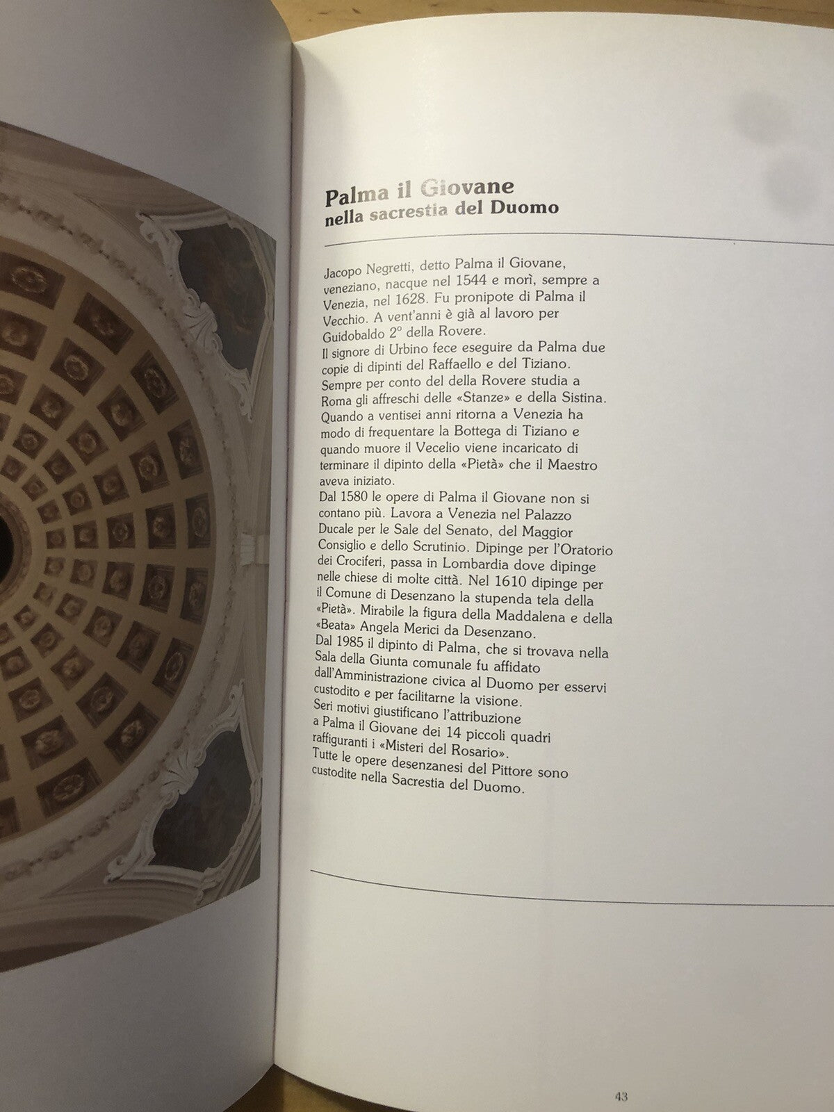 La chiesa di S. Maria Maddalena  in Desenzano del Garda, guida storico artistica