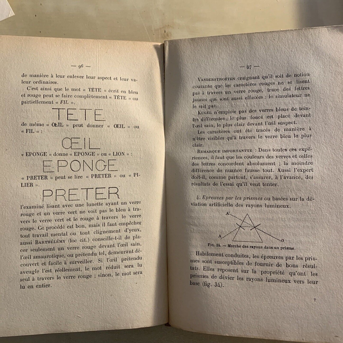 LE SIMULATEUR DEVANT L'OPHTALMOLOGISTE EXPERT - Bichelonne, Cantonnet. 1925 #