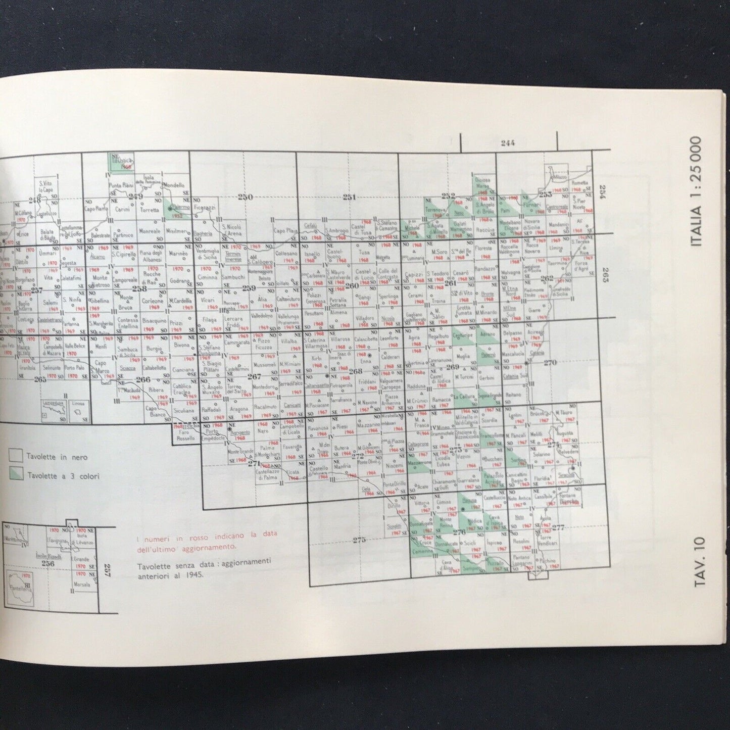 Istituto Geografico Militare, catalogo delle pubblicazioni 1972 - 73