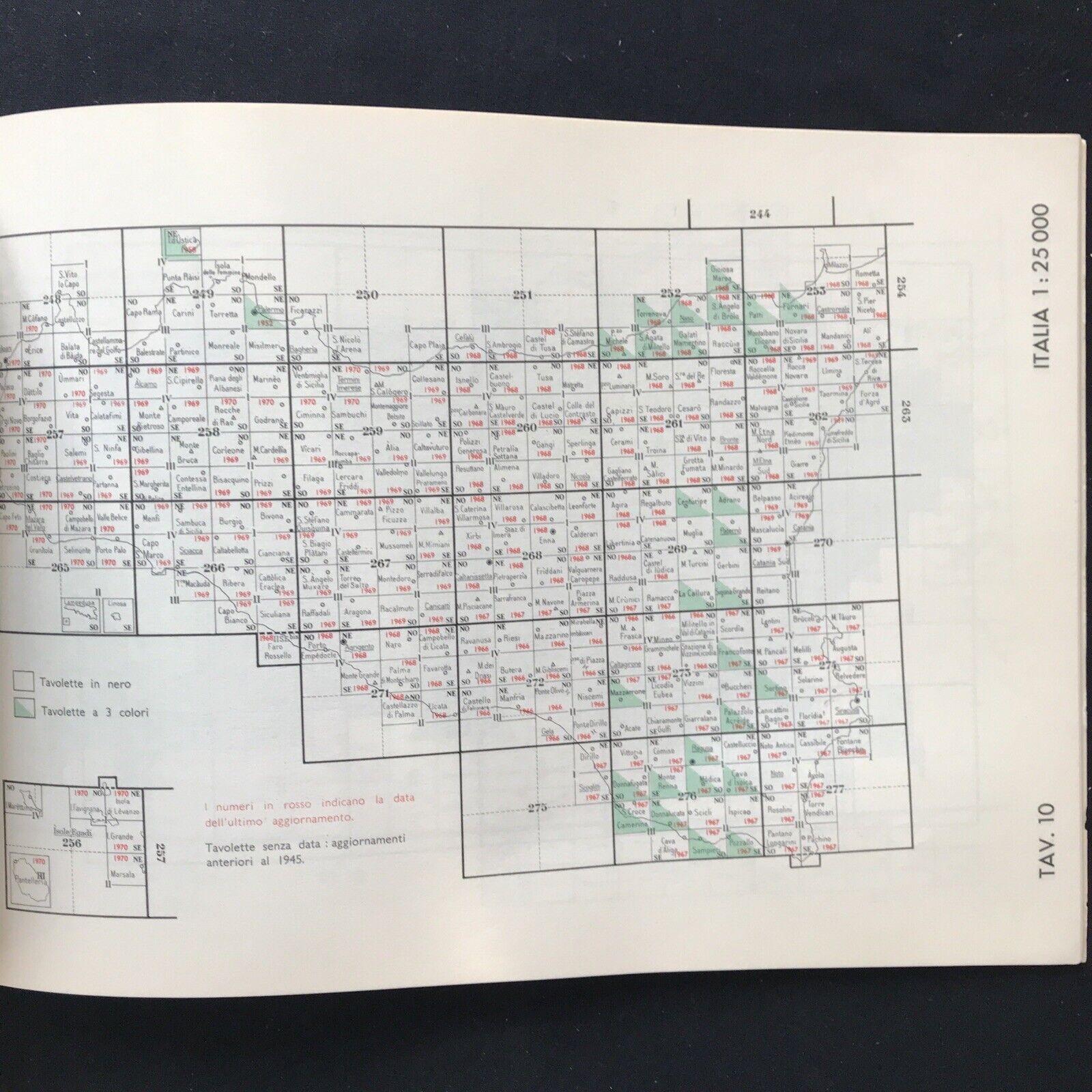 Istituto Geografico Militare, catalogo delle pubblicazioni 1972 - 73