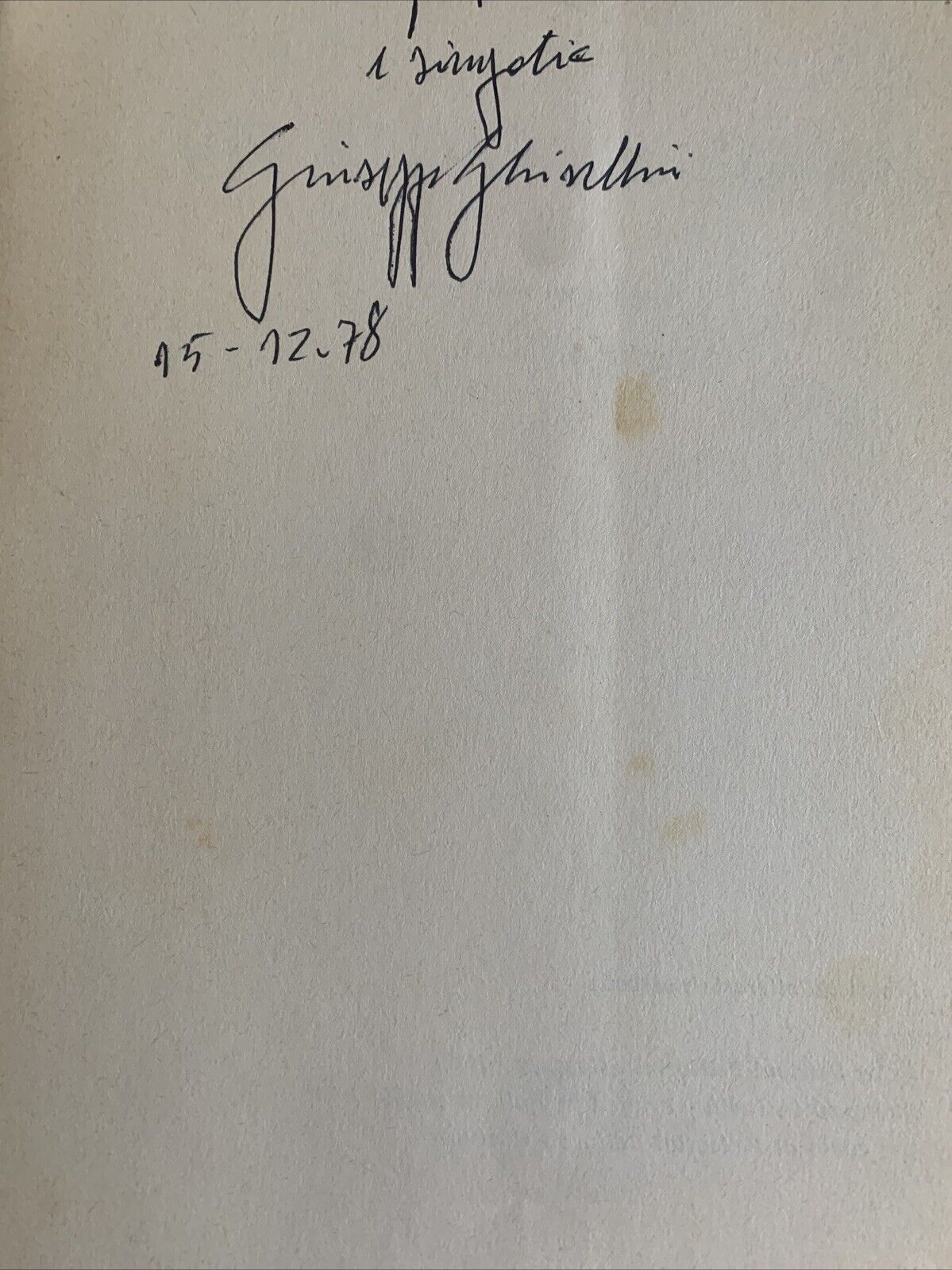 UN ANNO IN SOMALIA - GIUSEPPE GHISELLINI, PELLEGRINI EDITORE . *AUTOGRAFATO