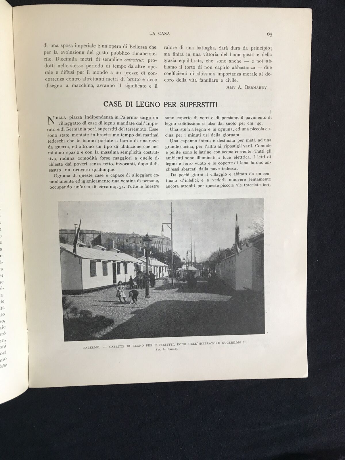LA CASA anno II N. 4 1909, estetica decoro e governo dell'abitazione moderna