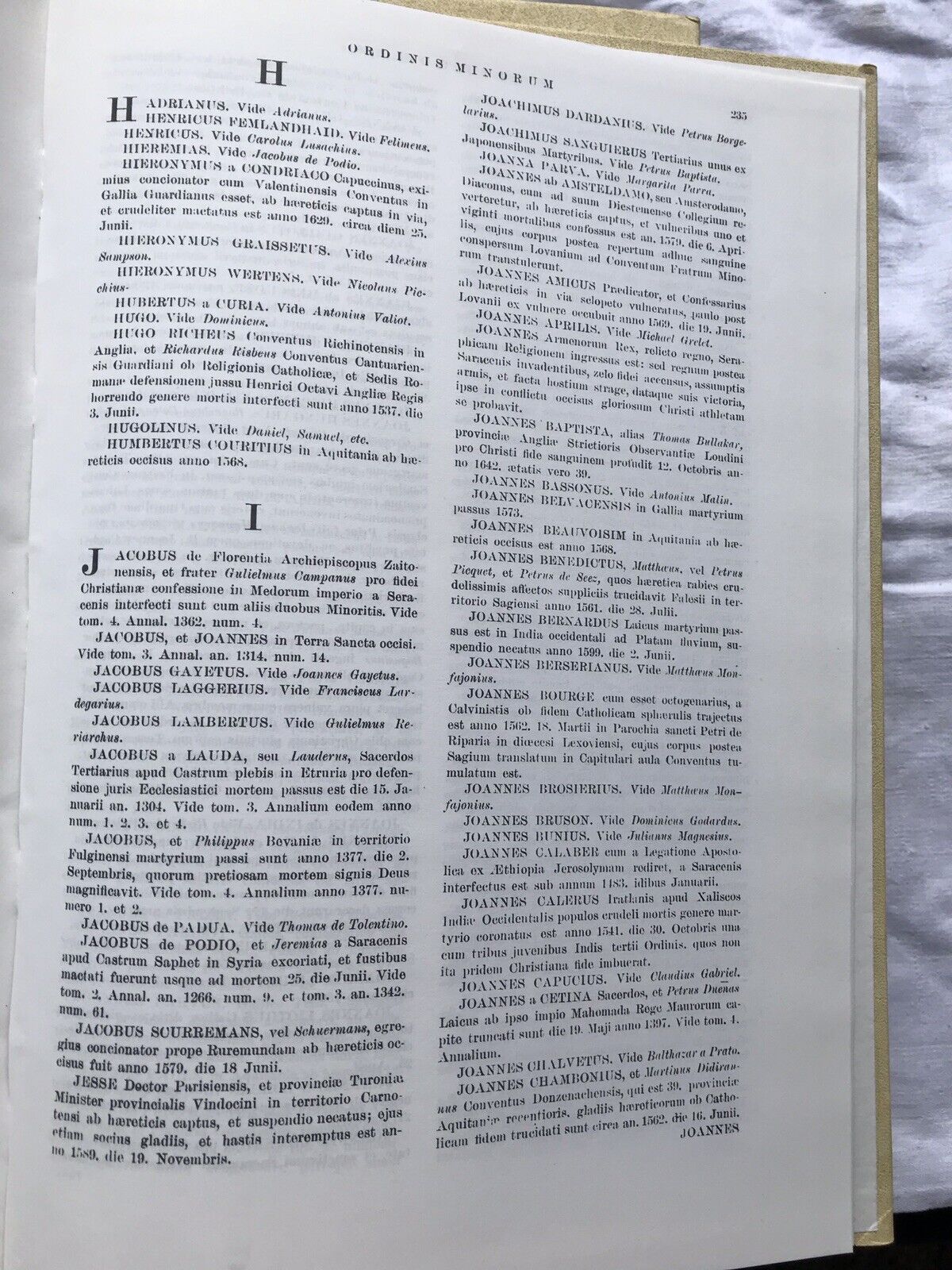 Scriptores Ordinis Minorum, fr. Waddingi Lucae -Sbaraglia G. Giacinto