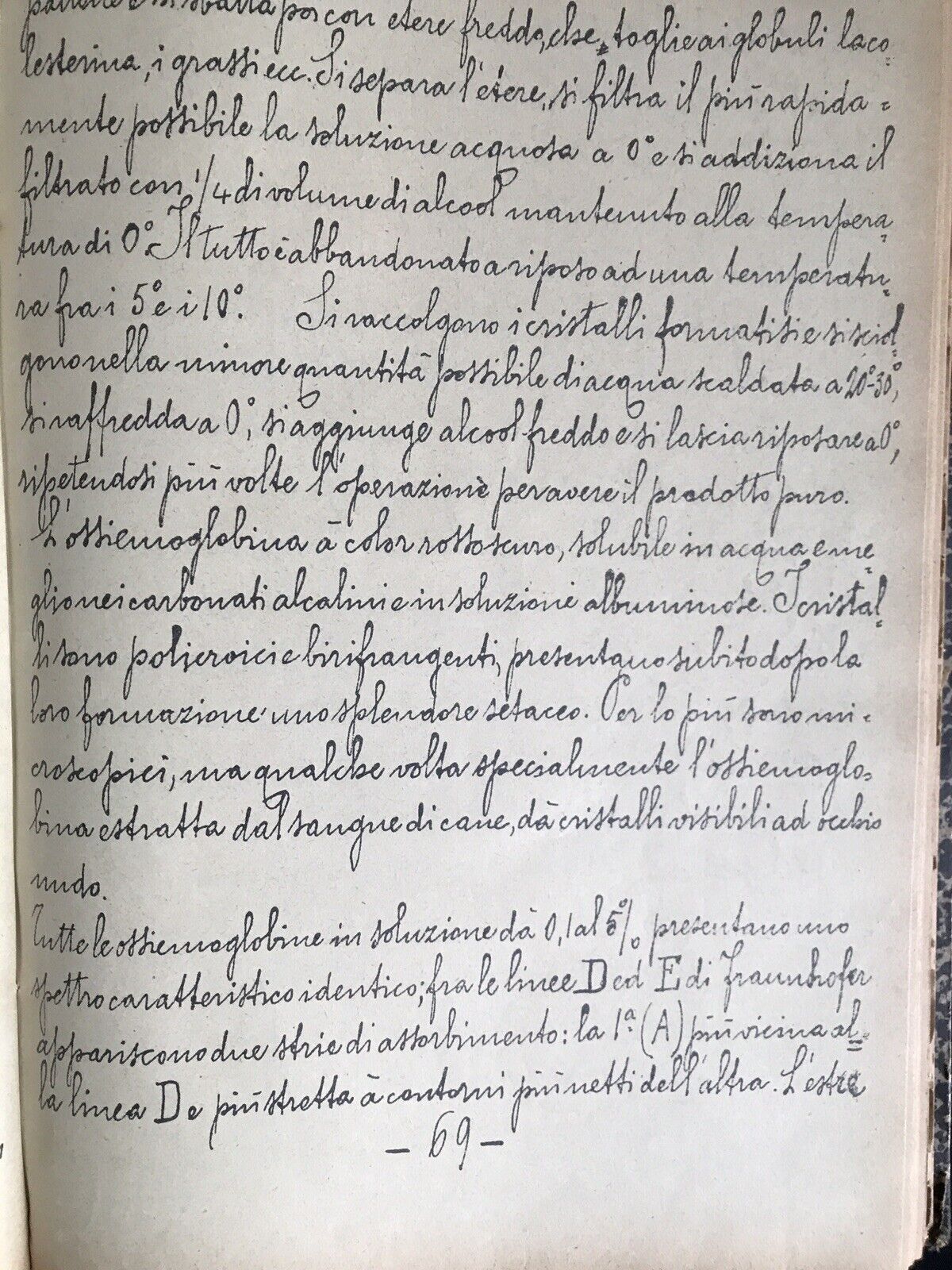 Lezioni di Chimica Bromatologica del dott. Mario Raffo, Università Bologna 1912